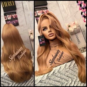 Human Hair Blended Lace Front Wig